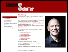 Tablet Screenshot of clemensschaefer.de